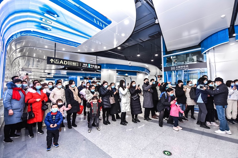 郑州地铁会展中心站图片